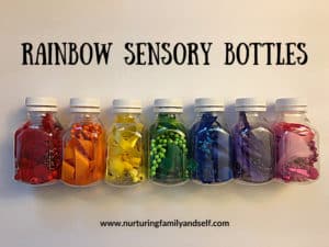 DIY Baby and Toddler Sensory Bottles - Nurturing Family & Self